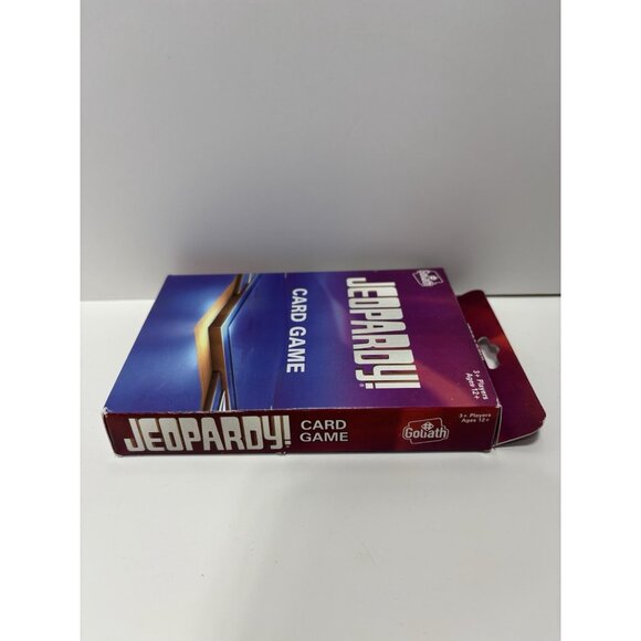 Jeopardy Card Game TV Trivia Travel Board Game, 3+ Players Ages 12+, GUC - Picture 2 of 4